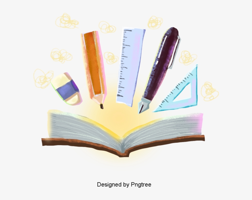 Beautiful Cartoon Hand-painted Watercolor Book Knowledge, - The Watercolor Book: Materials And Techniques For Today's, transparent png