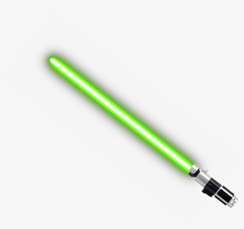 Green Lightsaber Transparent Background Png Yoda's Lightsaber