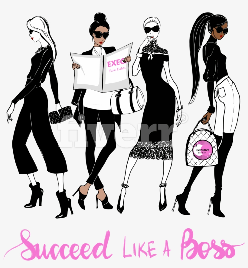 Draw A Fashion Illustration In Watercolor Or Other - Illustration, transparent png