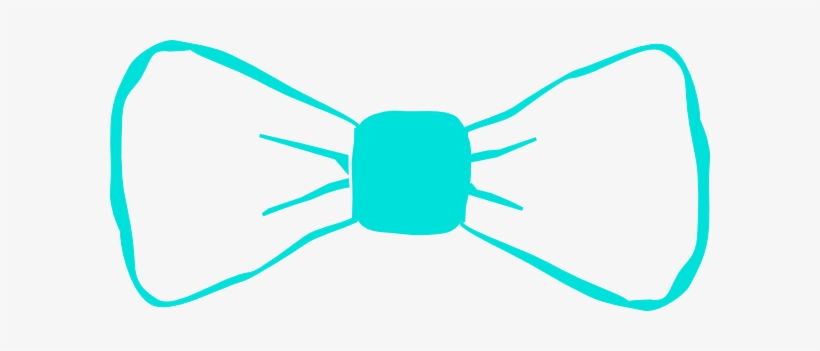 Bowtie Clipart Teal - Teal Bow Tie Clipart, transparent png
