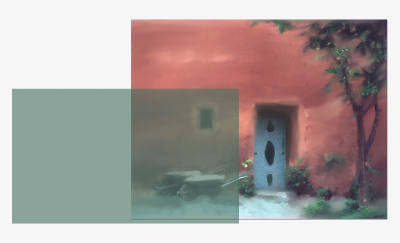 Moroccan Door Digital Painting By Susie Gillatt - Susie Gillatt, transparent png