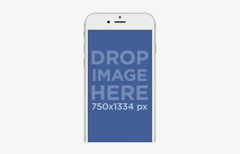 White Iphone 6 Mockup Template With Different Background - Mockup, transparent png
