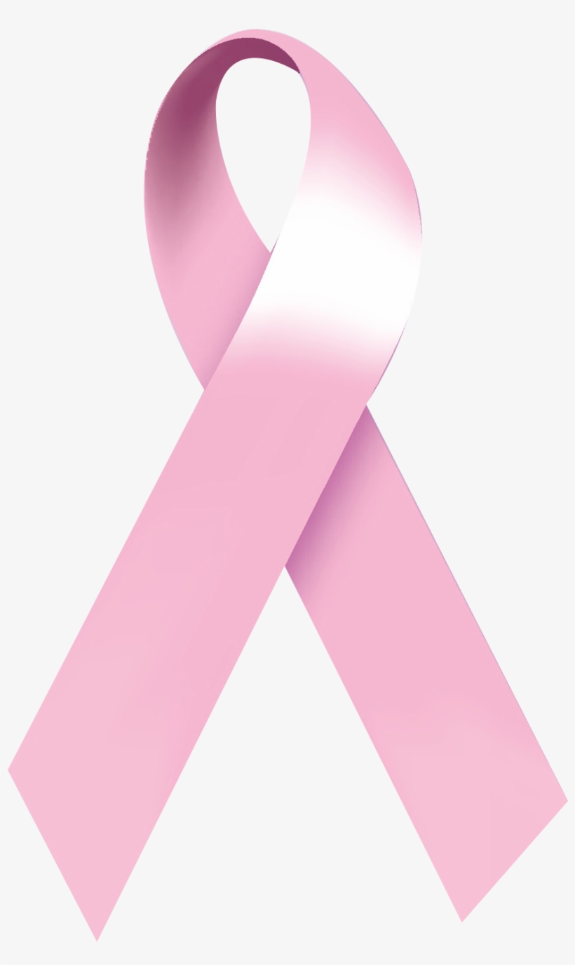 Battling Breast Cancer - Pink Ribbon Transparent Background, transparent png