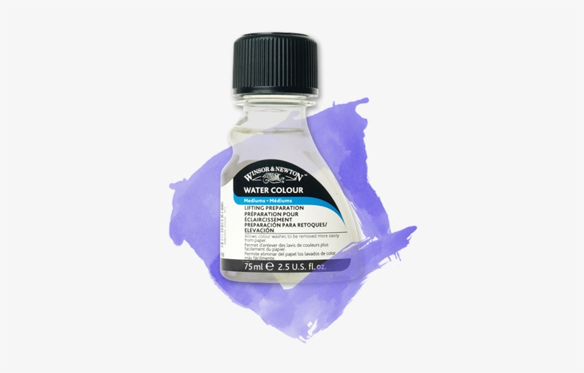 Winsor & Newton Watercolor Lifting Preparation Medium, - Winsor Newton Medium Watercolor Lifting Preparation, transparent png