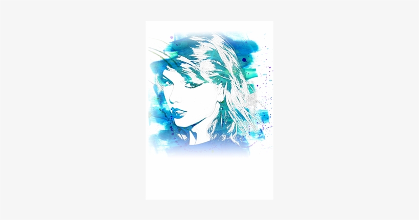 Watercolor Taylor Swift - Graphic Design, transparent png