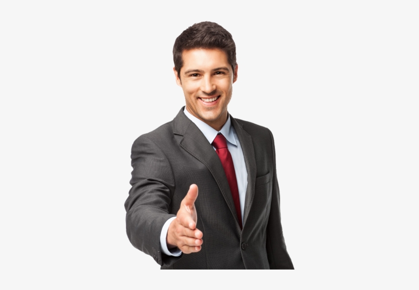 Happy Businessman Png - Shaking Hands Business Png, transparent png