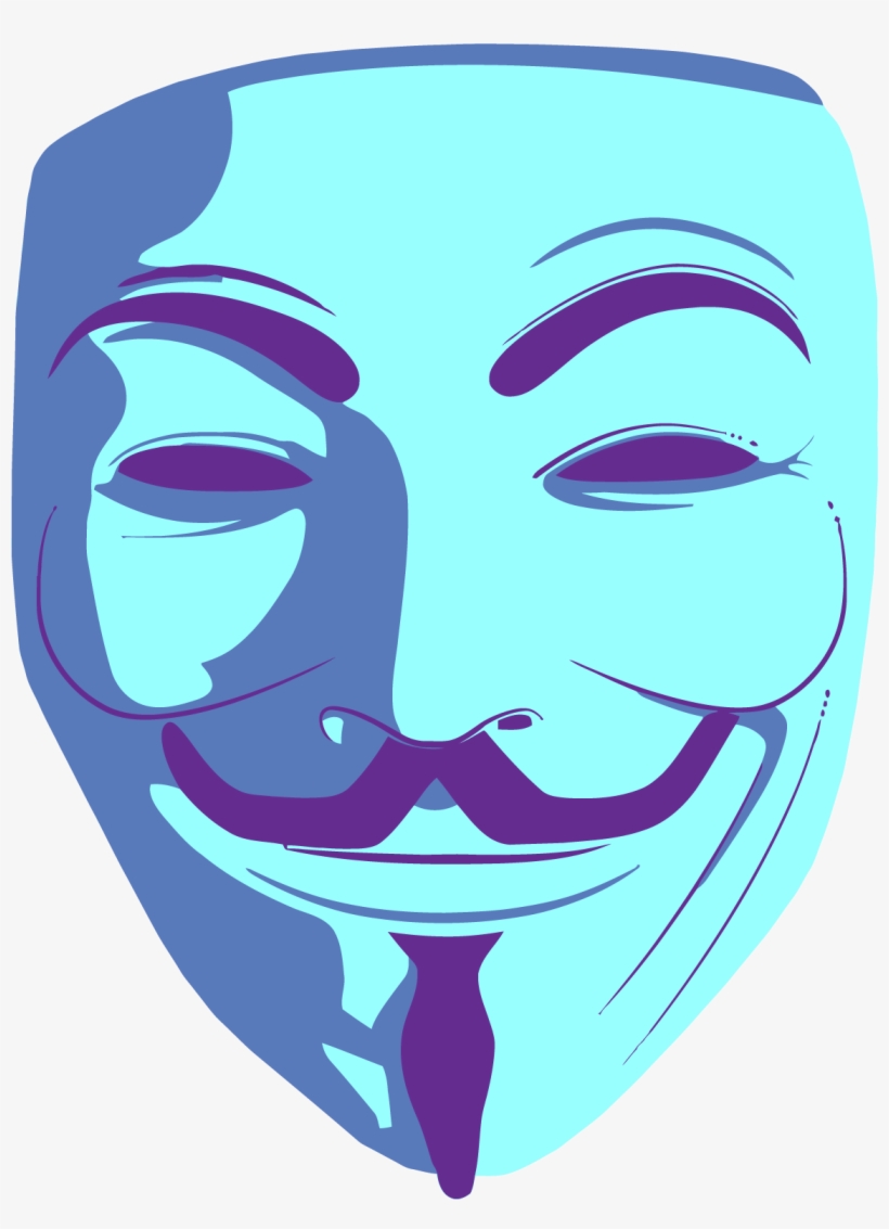 Anonymous Mask Clipart Png Image 02 - Anonymous Mask Transparent, transparent png