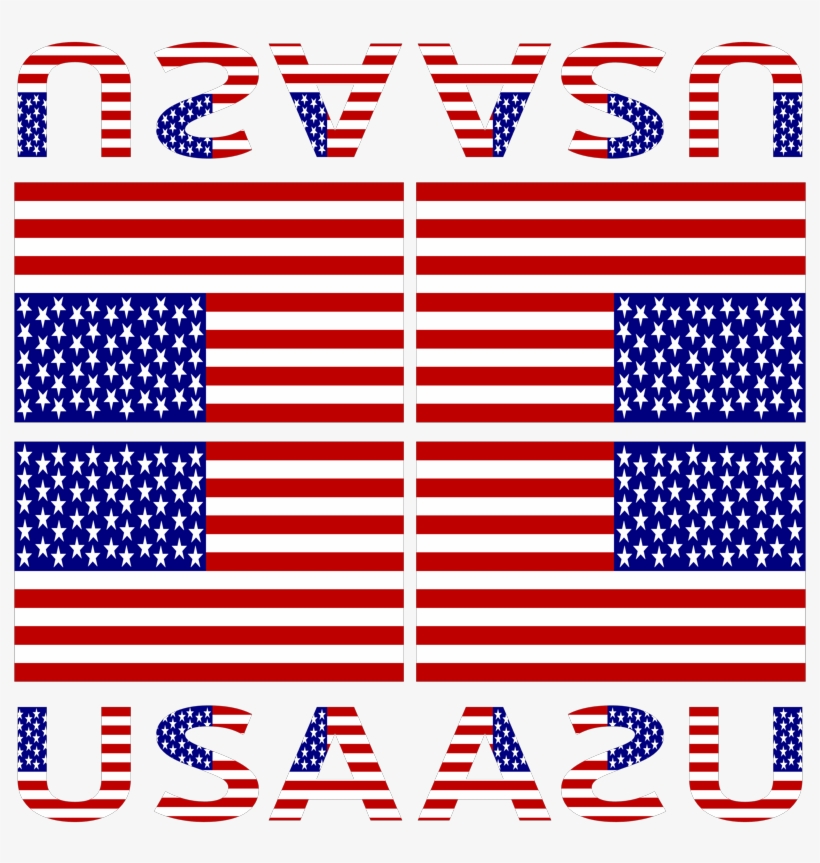 Usa Flag With Name, transparent png
