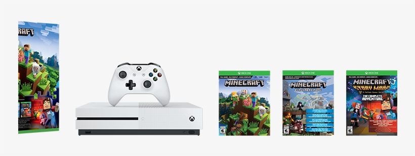 Choose How You Game With Four New Xbox One S Bundles - Xbox One S Minecraft Complete Adventure Bundle, transparent png