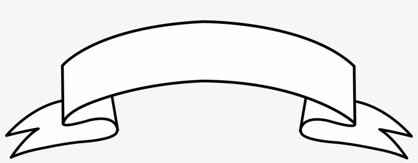 1300 × 1277- Abstract Banner - Ribbon Banner Clipart Black And White, transparent png