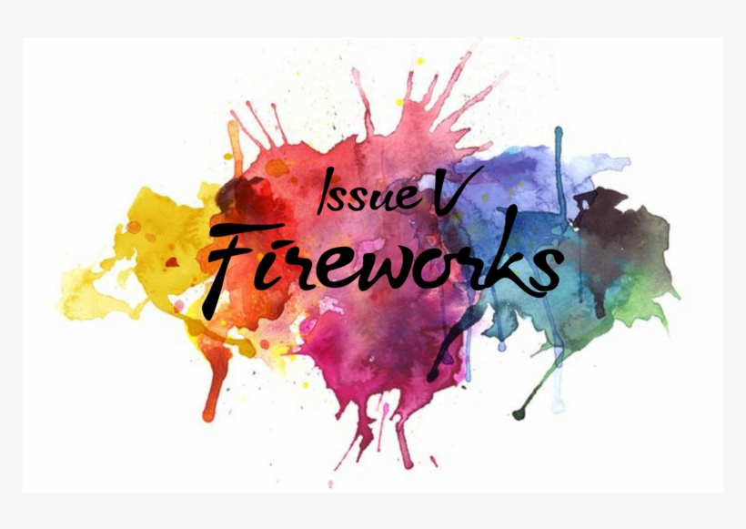 Issue V- Fireworks - Watercolour Paint Abstract Png, transparent png