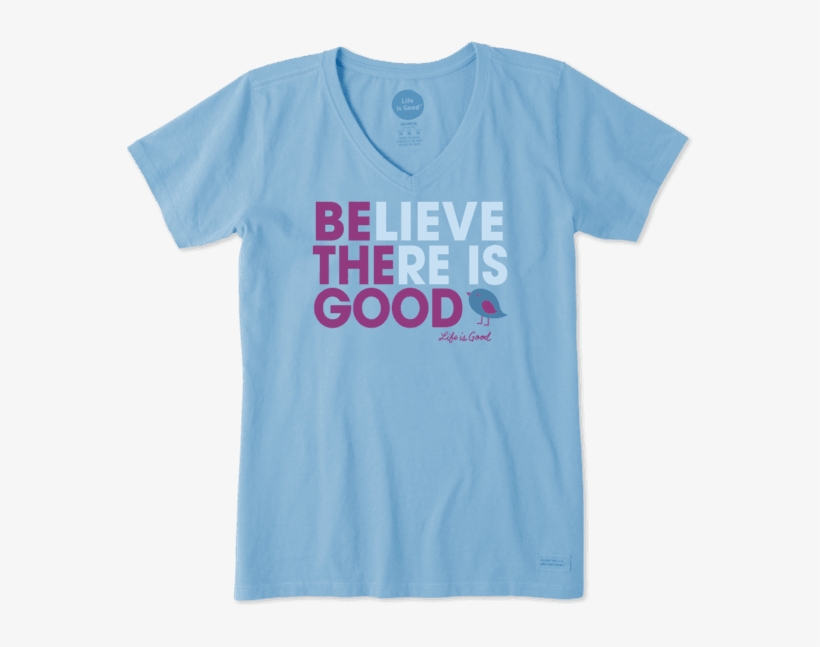 Women's Be The Good Crusher - Life Is Good. Women's Crusher Vee - All, transparent png