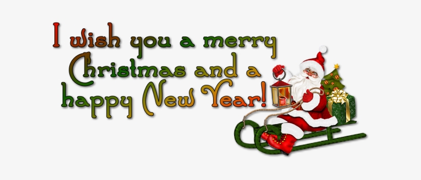 Image Freeuse Download Latest Wallpaper Wishes Sms - Merry Christmas And Happy New Year 2018 Png, transparent png