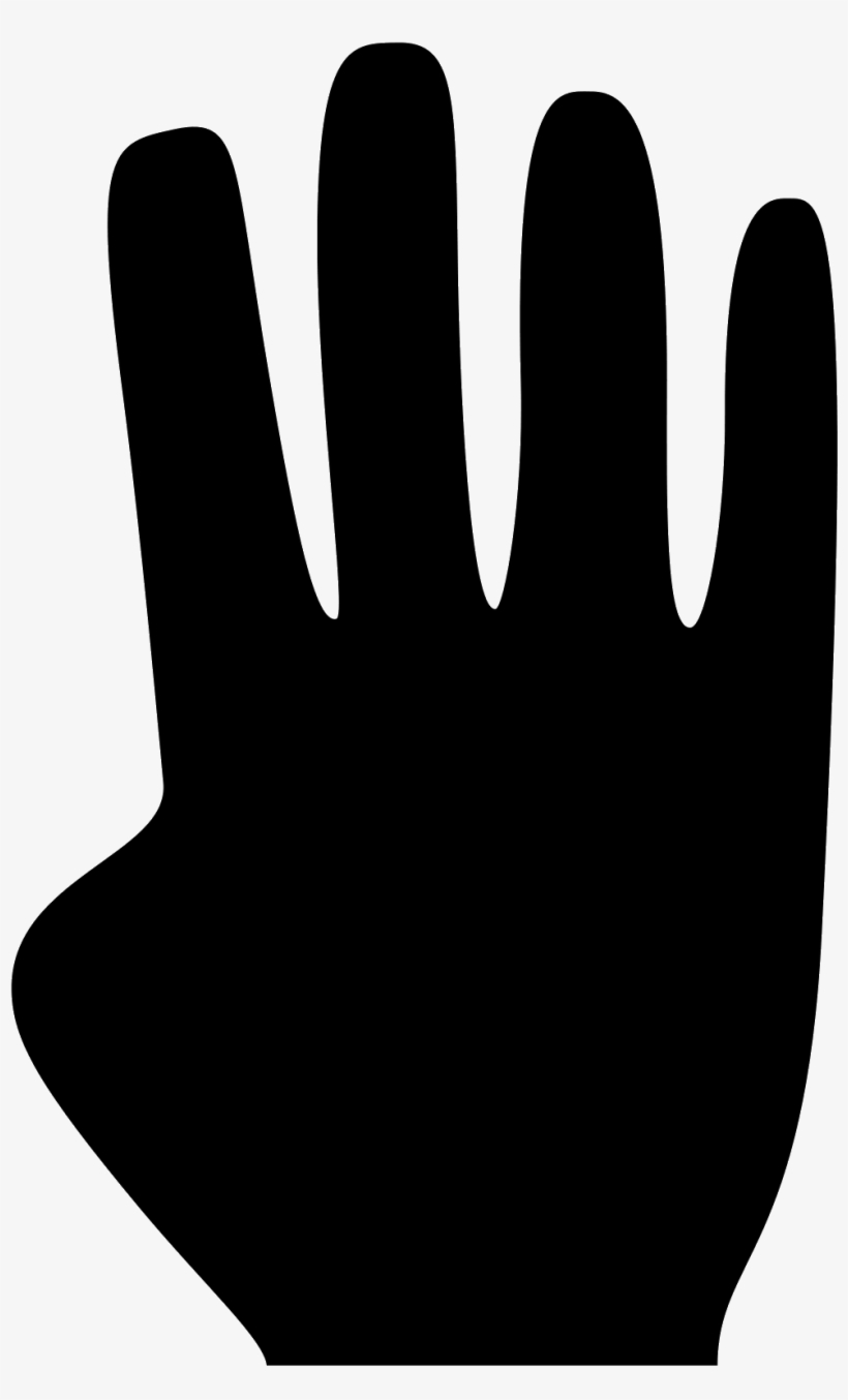 Four Fingers Icon - 4 Fingers Png, transparent png