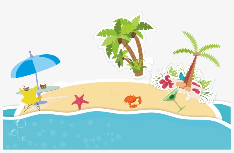 Cartoon Clip Art Fresh Beach Transprent - Summer Cartoon Png, transparent png