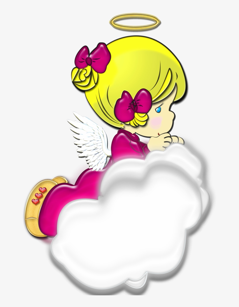 On Pinterest - Angel In The Clouds Clipart, transparent png