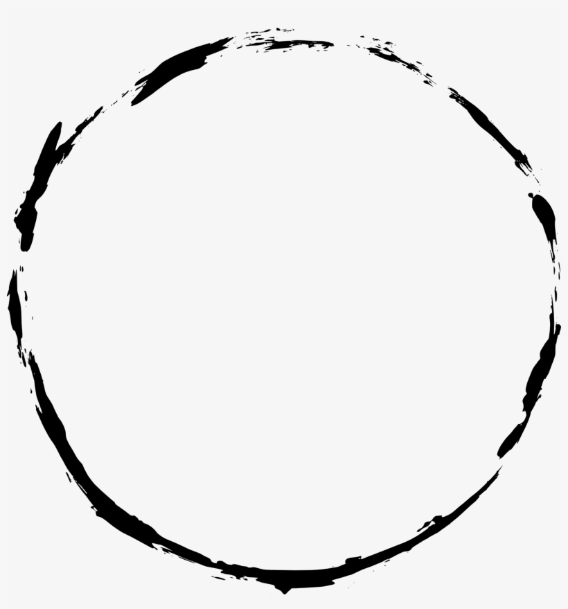 Vector Paintbrush Circle Picture Download - Circle Frame, transparent png