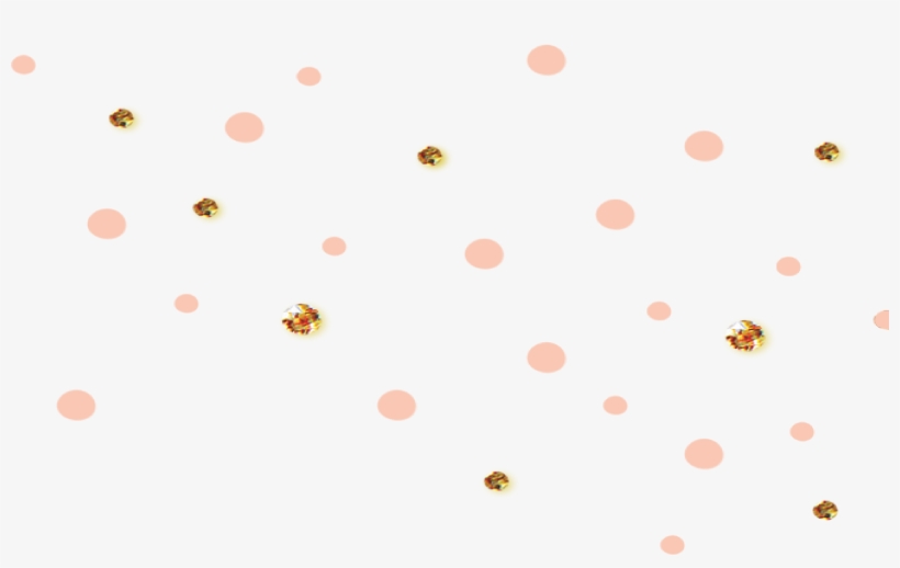 Pink And Gold Png Transparent Pink And Gold - Gold And Pink Dots, transparent png