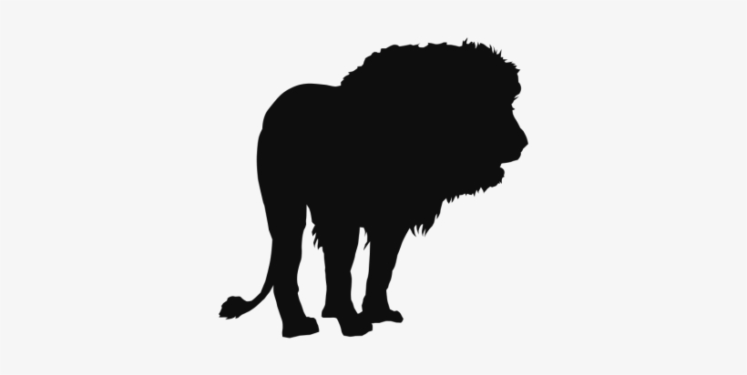 Lion Wild Animals Clip Arts Free Background, Lion, - สัตว์ ป่า สี ดำ Png, transparent png