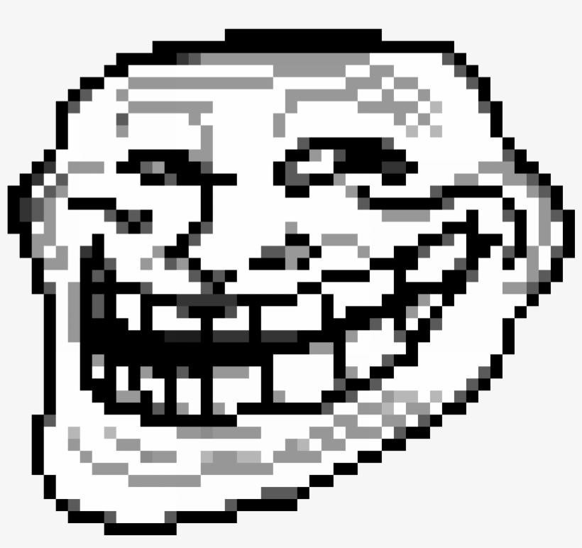 Troll Face - Troll Face Wall Decal Sticker 25" X 20", transparent png
