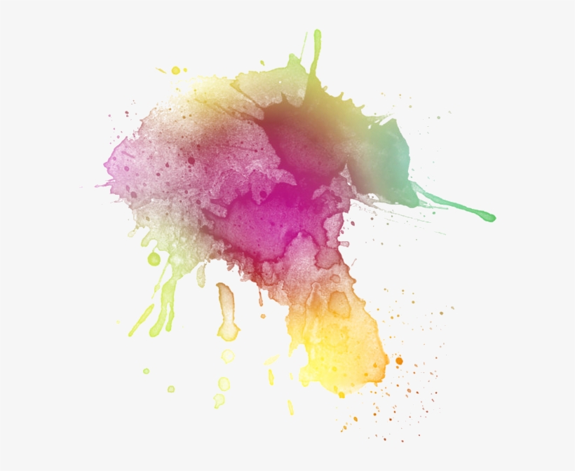 Resultado De Imagem Para Brushes Tumblr Laptop Background - Green Watercolor Paint Splatter, transparent png