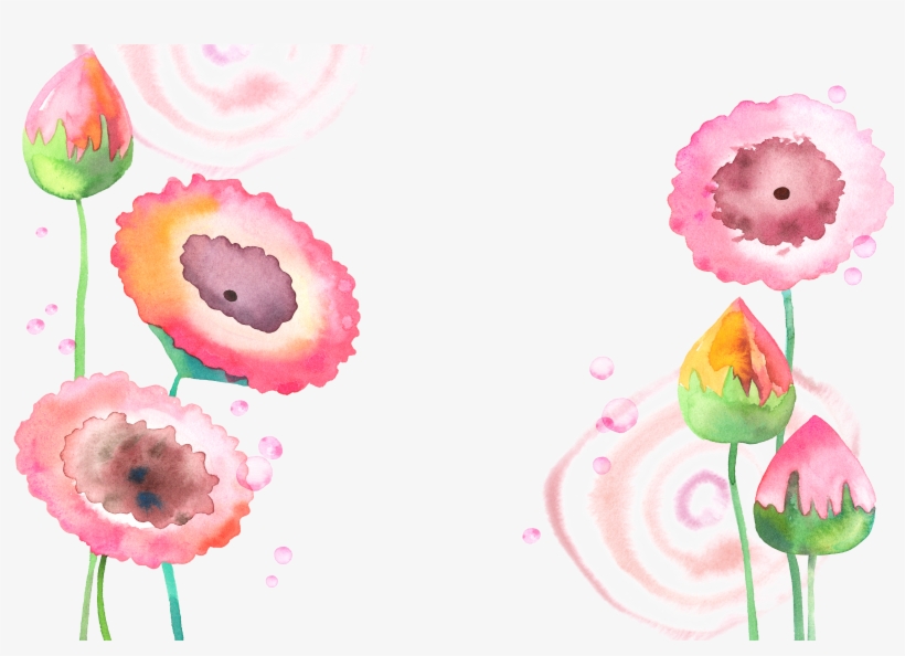 Vector Royalty Free Library Flowers Painting Lotus - Watercolor Flower Watercolour Png, transparent png
