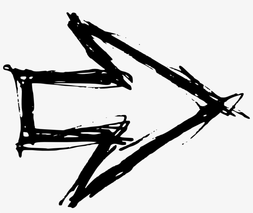 Free Download - Hand Drawn Arrow Transparent, transparent png