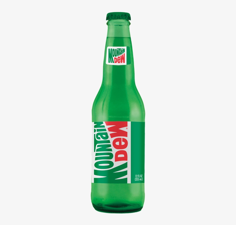 Mtdew Sugar 12ozg - Mountain Dew Throwback Bottles, transparent png