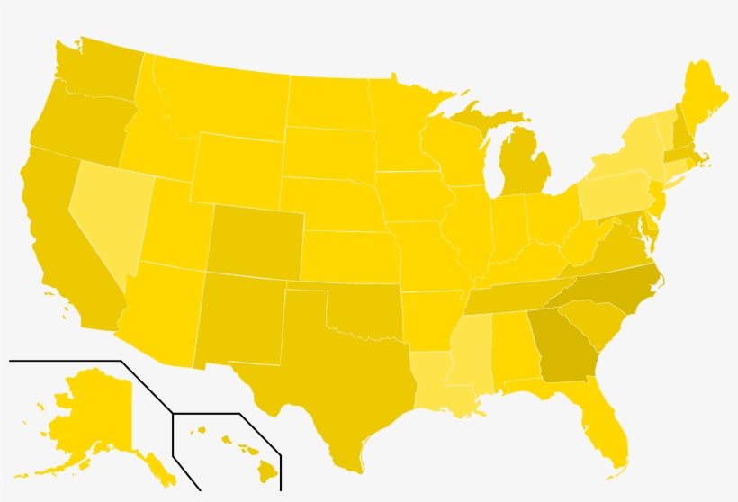 Libertarian Party Presidential Election Results, 2000, - United States Corporal Punishment Map, transparent png