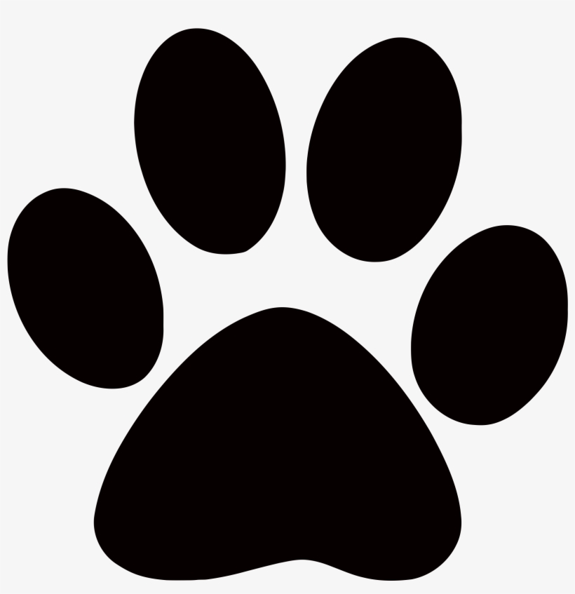 Panther Paw Print Clip Art Best Locker - Dog Paw Clipart Png, transparent png