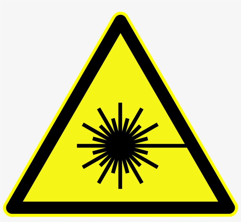 Laser Hazard - Laser Hazard Sign, transparent png