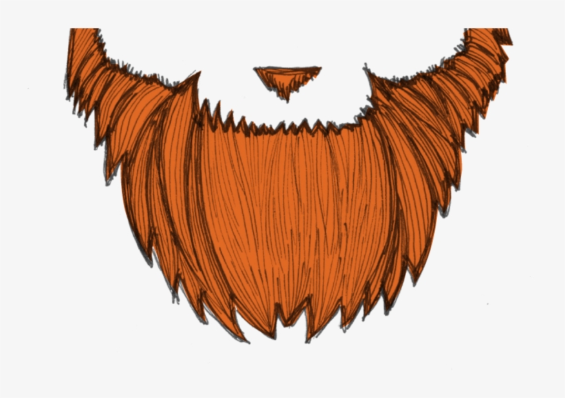 Free Library Beard Clipart Orange - Red Beard Clip Art, transparent png