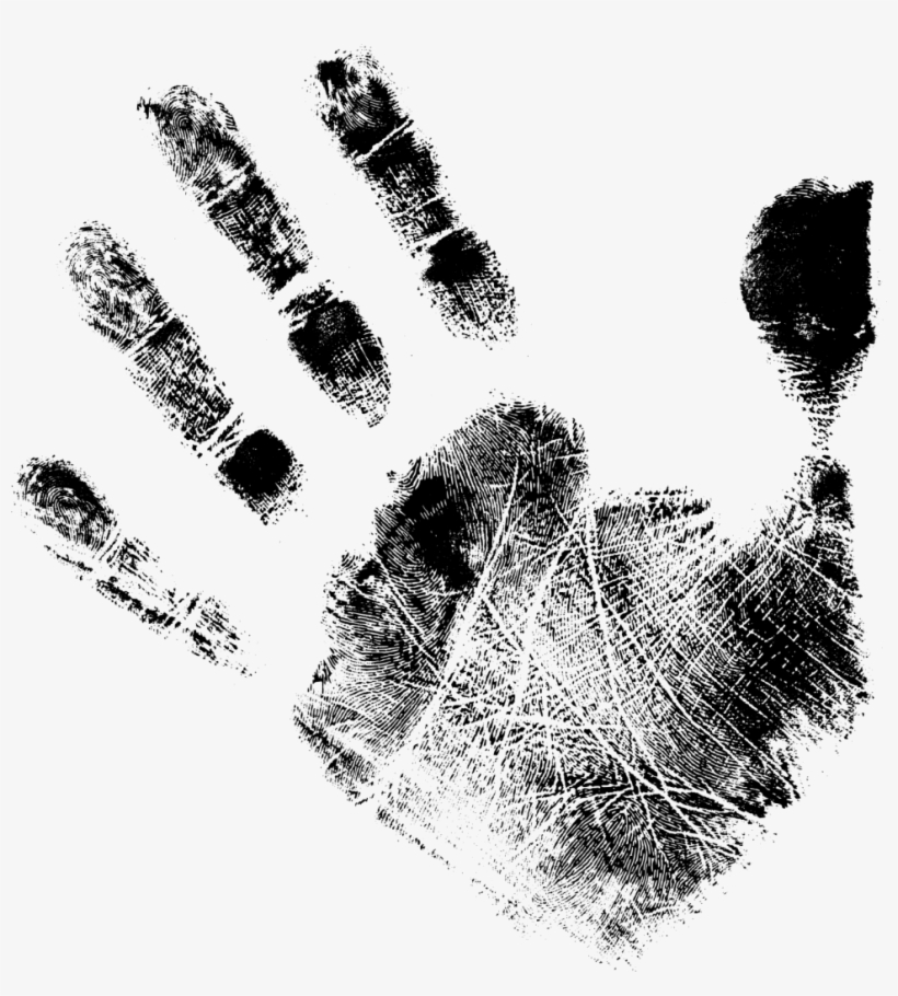 Black Handprints Png - Portable Network Graphics, transparent png