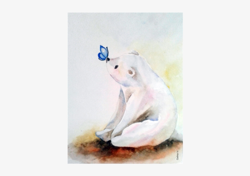 Bear Drawing Watercolor - Watercolor Painting, transparent png