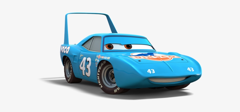 The King Car - Cars 3 Blue Car, transparent png