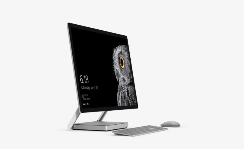 Surface Studio With Keyboard And Mouse - Microsoft Studio Desktop, transparent png