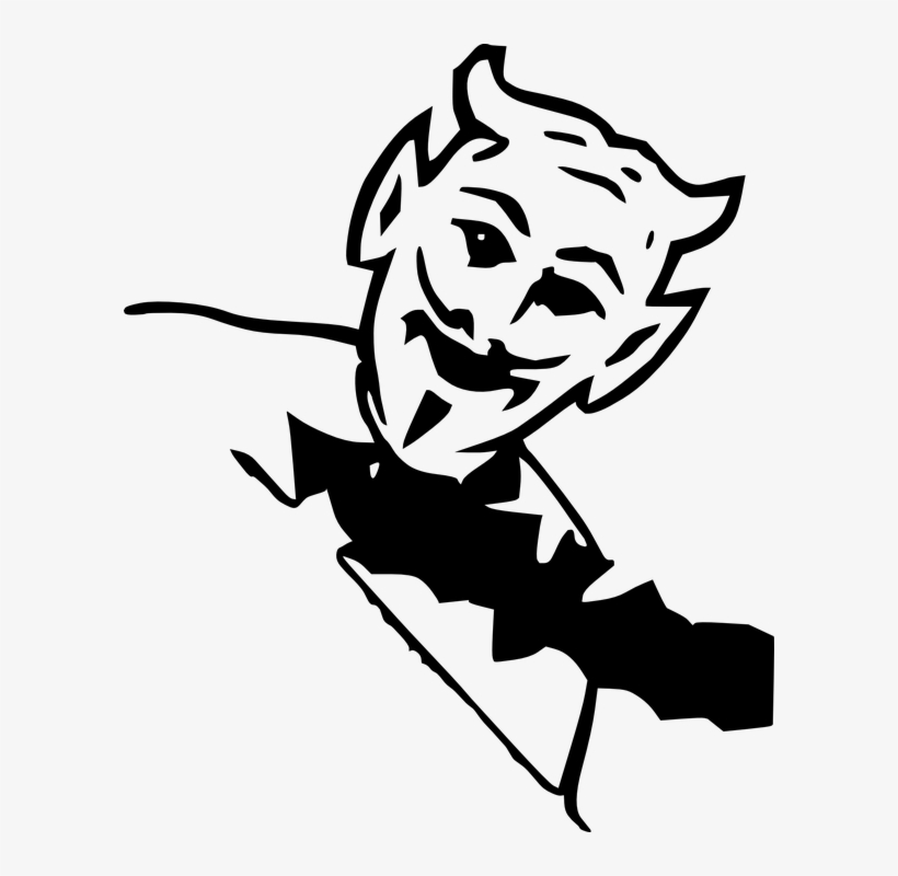 Satanic Clipart Transparent - Devil Horns Tattoo Transparent, transparent png