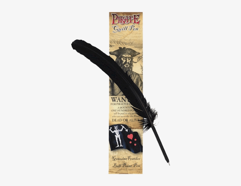 Black Pirate Quill Pen - Pirate Doubloon, Escudo Coins Of Phillip Ii, transparent png
