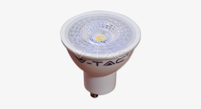 7w Gu10 Plastic With Lens Warm White 110° - V-tac Vt-2778 Light Bulb Led Gu10 7w Spotlight Spotlight, transparent png