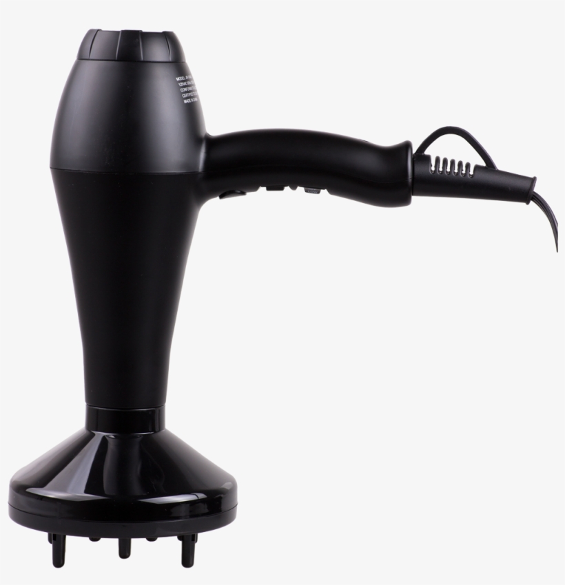 Salon Professional Infrared Ionic Hair Blower Dryer - Ovente 3700 Professional Hair Dryer With Thermal Round, transparent png