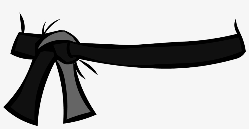 Old Black Belt Paper Sprite - Black Belt Png, transparent png