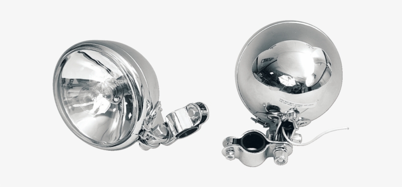 Chromed Reproduction Spotlight For Harley-davidson, - Phare Moto Longue Portée, transparent png