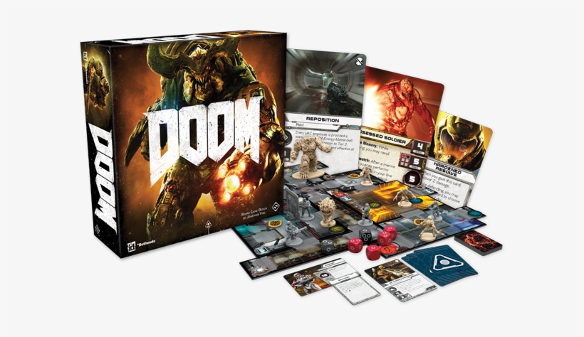 The Board Game - Doom 2016 Board Game, transparent png
