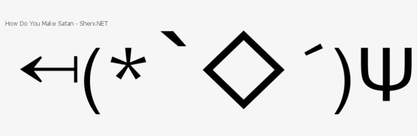 How Do You Make Satan Inverted - Satan Symbol Text, transparent png