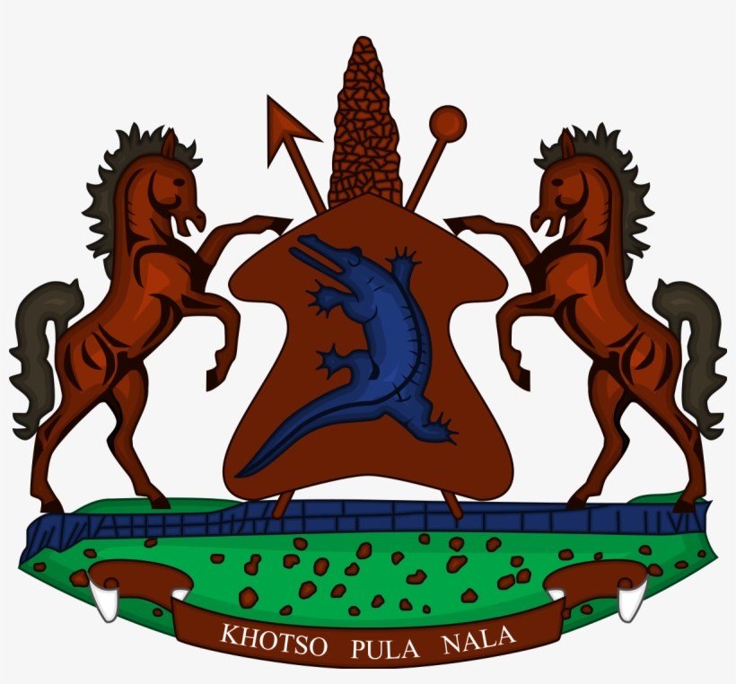 Lesotho Coat Of Arms, transparent png