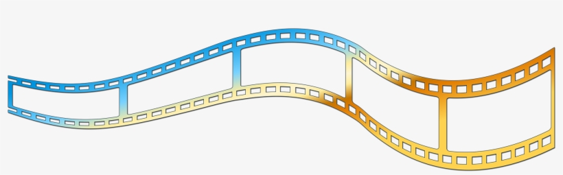 Film Vector Color Strip - Gold Film Strip Png, transparent png