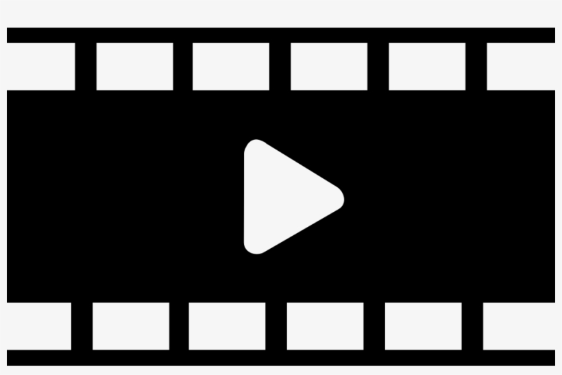 Movie Strip With Play Sign Comments - Film, transparent png