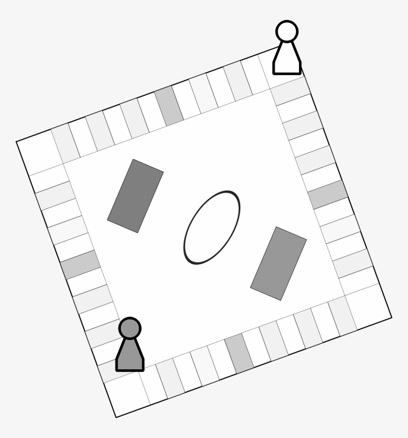 Medium Image - Boardgame Clipart Black And White, transparent png