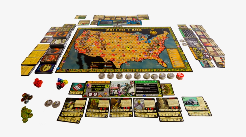 A Post Apocalyptic Board Game Is The First Of Several - Fallen Land Board Game, transparent png