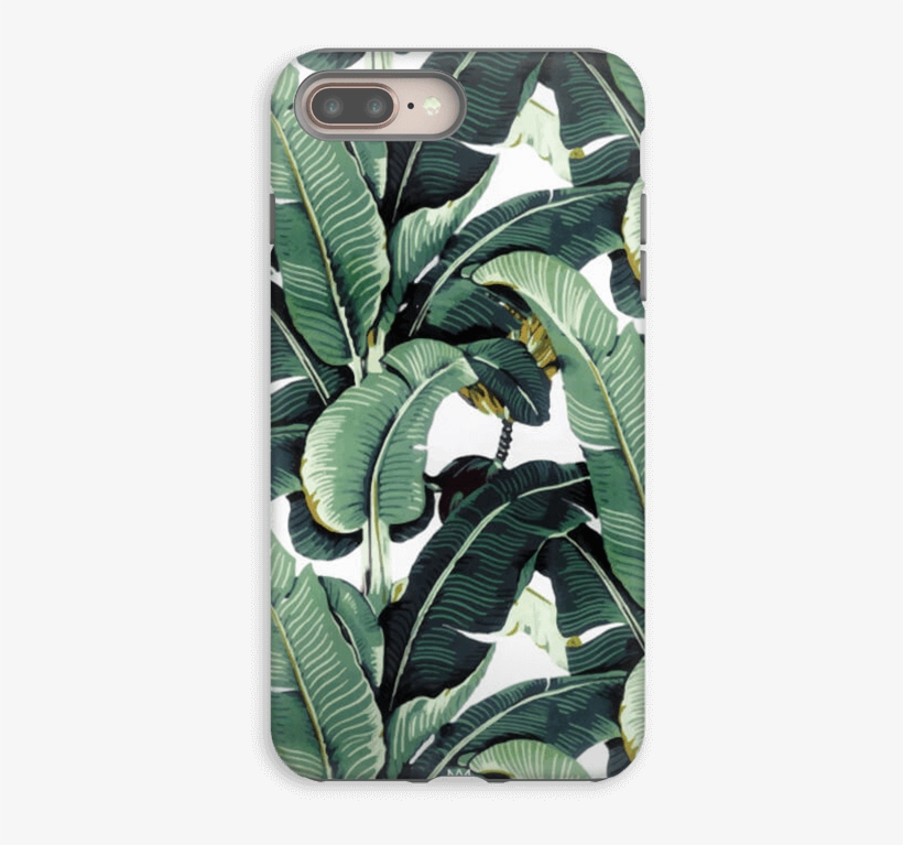 Banana Leaf Case Iphone 8 Plus Tough - Jungle Pattern, transparent png
